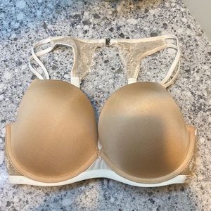 Unveiled bra underwire nude razorback size 34DD
